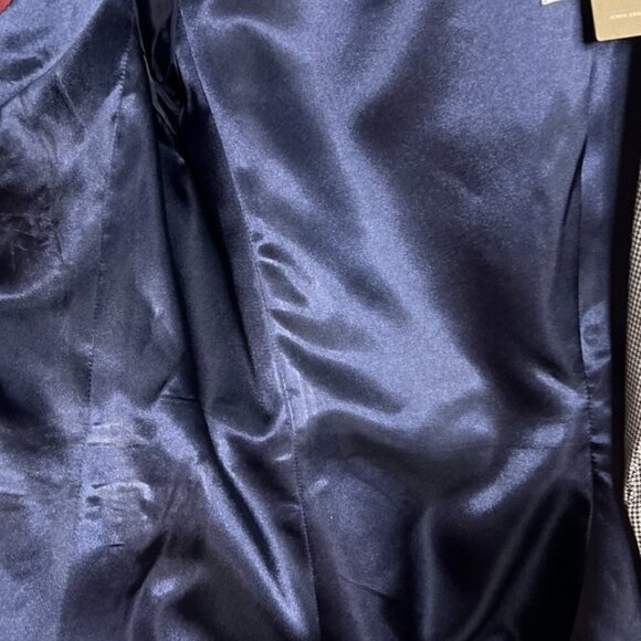 NWT J.Crew Houndstooth Peplum Back Blazer in Black Ivory Jacket Size 4 - Picture 8 of 9